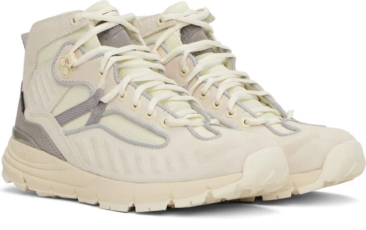 Danner Gray & Off-White Fullbore Mid GTX Boots - Image 4