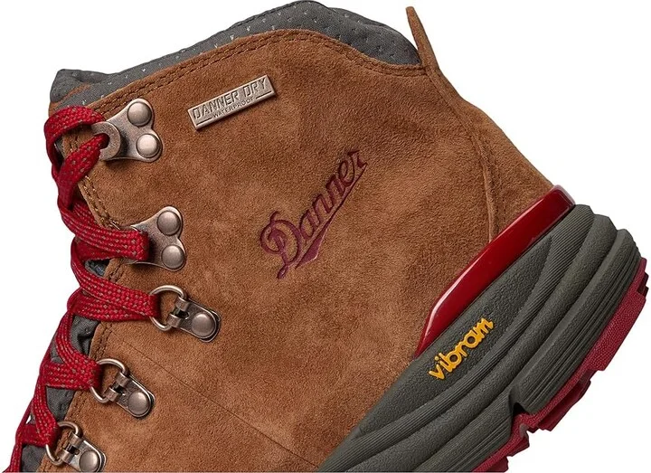 Danner Mountain 600 4.5 Women's Shoes Brown/Red : 6 B - Medium, Suede - Image 8