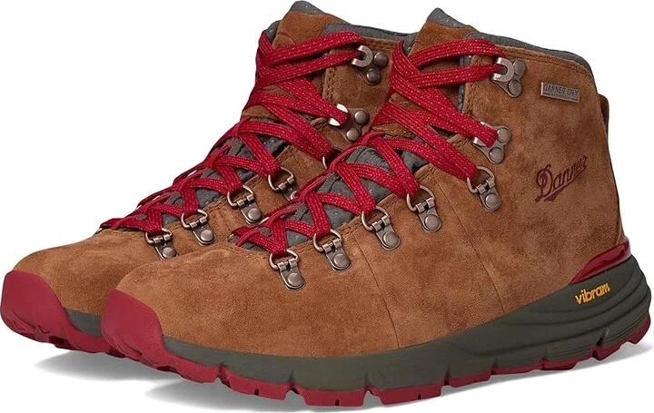 Danner Mountain 600 4.5 Women's Shoes Brown/Red : 6 B - Medium, Suede
