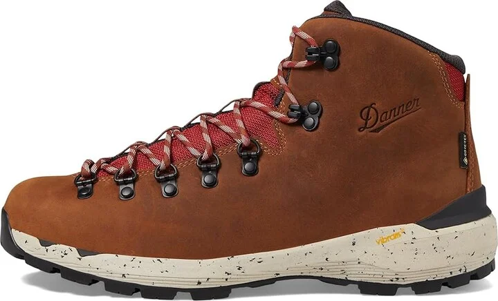 Danner Mountain 600 Evo 4 GTX Women's Shoes Mocha Brown/Moto Red : 10 B - Medium, Leather - Image 5