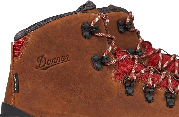 Danner Mountain 600 Evo 4 GTX Women's Shoes Mocha Brown/Moto Red : 10 B - Medium, Leather - Image 6