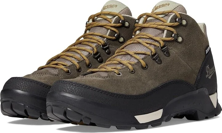 Danner Panorama Mid 6 Men's Shoes Black/Olive : 11.5 D - Medium, Textile/Leather