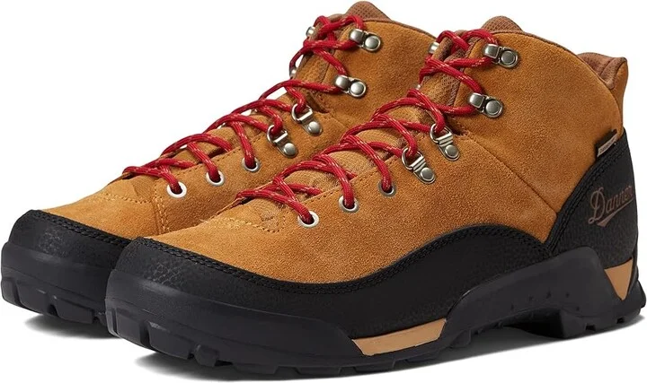 Danner Panorama Mid 6 Men's Shoes Brown/Red : 8 D - Medium, Textile/Leather