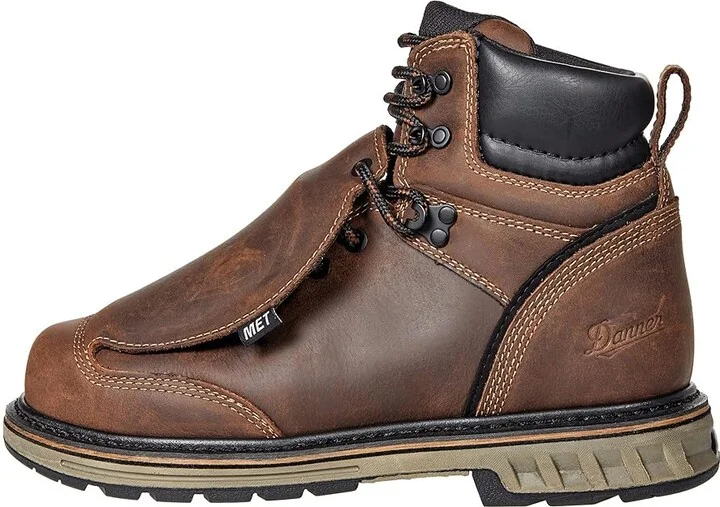 Danner Steel Yard 6 Hot MET/ST Men's Shoes Brown : 8 D - Medium, Leather - Image 6