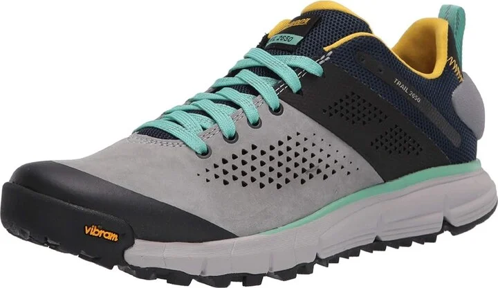 Danner Trail 2650 3 Women's Shoes Gray/Blue/Spectra Yellow : 6.5 B - Medium - Image 2