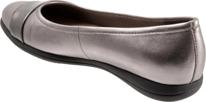 Danni Leather & Suede Flat - Image 8