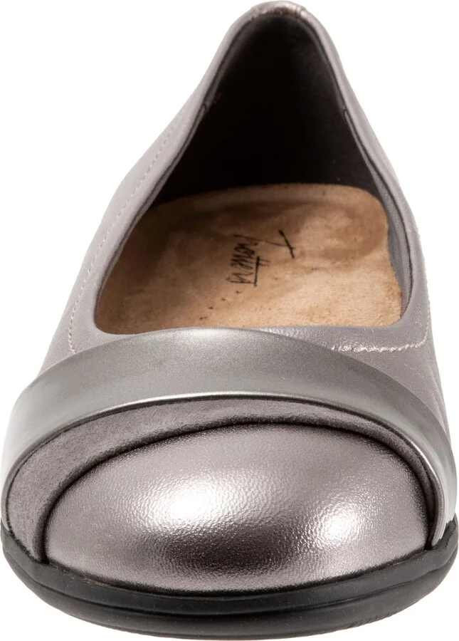 Danni Leather & Suede Flat - Image 10