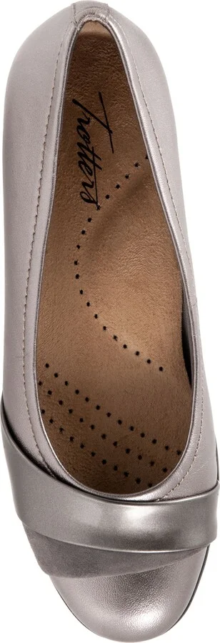 Danni Leather & Suede Flat - Image 11
