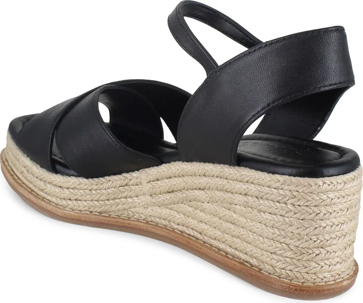 Danny Ankle Strap Espadrille Platform Wedge Sandal - Image 2