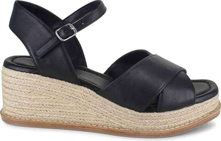 Danny Ankle Strap Espadrille Platform Wedge Sandal - Image 3