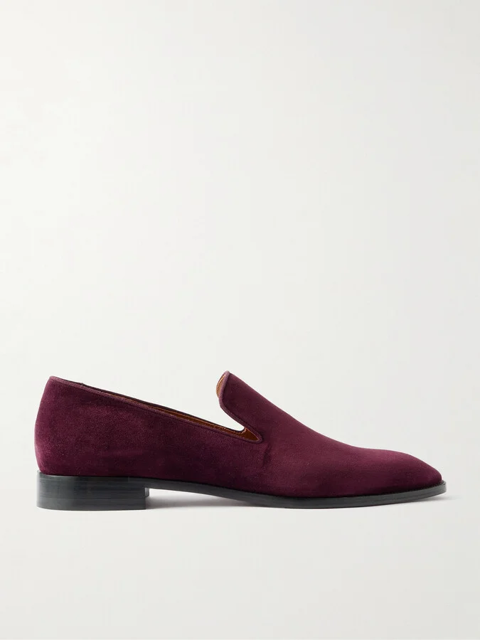 Danny Flex Grosgrain-Trimmed Suede Loafers