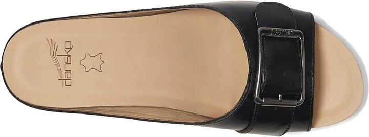 Dansko Adeline Women's Sandals Black : EU 36 (US Women's 5.5-6) Regular, Leather - Image 2