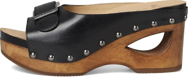 Dansko Adeline Women's Sandals Black : EU 36 (US Women's 5.5-6) Regular, Leather - Image 6