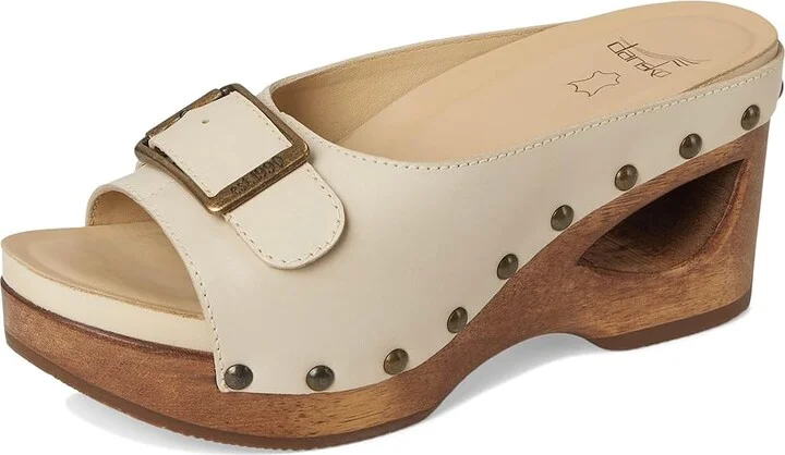 Dansko Adeline Women's Sandals Bone : EU 37 (US Women's 6.5-7) Regular, Leather - Image 5