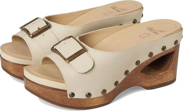 Dansko Adeline Women's Sandals Bone : EU 37 (US Women's 6.5-7) Regular, Leather