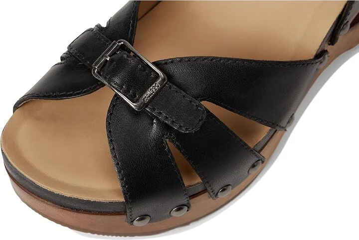 Dansko Alanna Women's Sandals Black : EU 37 (US Women's 6.5-7) Regular, Leather/Rubber - Image 7