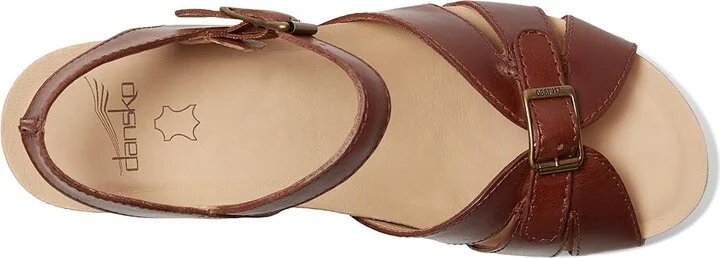Dansko Alanna Women's Sandals Tan : EU 40 (US Women's 9.5-10) Regular, Leather/Rubber - Image 2