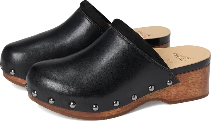 Dansko Andie Women's Shoes Black Calf : EU 40 (US Women's 9.5-10) Regular, Leather