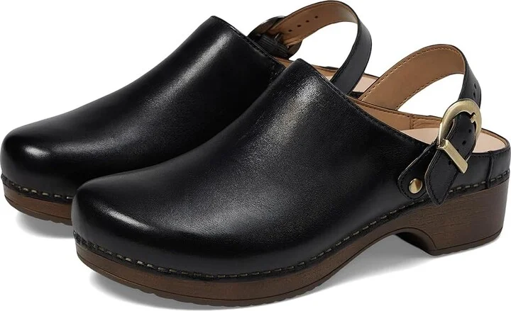 Dansko Baylor Women's Shoes Black Calf : EU 40 (US Women's 9.5-10) Regular, Leather