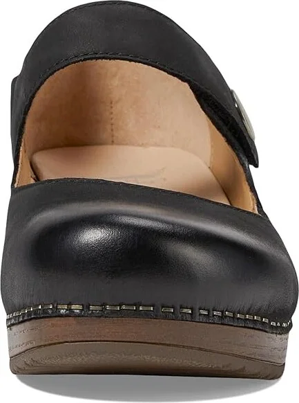 Dansko Beatrice Women's Shoes Black Burnished Nubuck : EU 36 (US Women's 5.5-6) Regular, Leather - Image 3