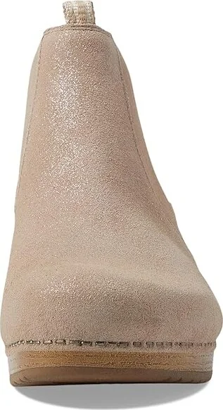Dansko Becka Women's Boots Champagne Suede : EU 41 (US Women's 10.5-11) Regular, Leather - Image 2