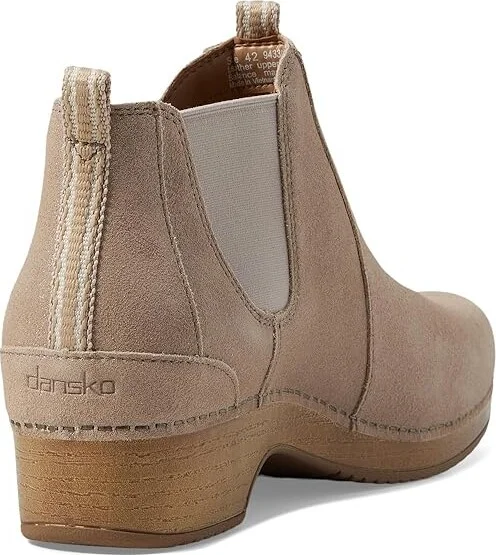 Dansko Becka Women's Boots Champagne Suede : EU 41 (US Women's 10.5-11) Regular, Leather - Image 4