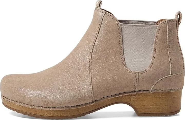 Dansko Becka Women's Boots Champagne Suede : EU 41 (US Women's 10.5-11) Regular, Leather - Image 6
