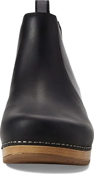 Dansko Becka Women's Shoes Black Oiled Pull Up : EU 36 (US Women's 5.5-6) Regular, Leather - Image 2