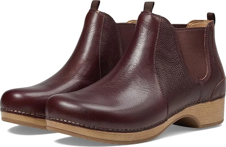 Dansko Becka Women's Shoes Cordovan Milled : EU 41 (US Women's 10.5-11) Regular, Leather