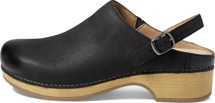 Dansko Berry Clog Women's Shoes Black Burnished Nubuck : EU 36 (US Women's 5.5-6) Regular - Image 7