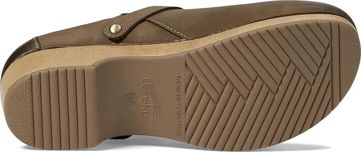 Dansko Berry Clog Women's Shoes Mushroom Burnished Nubuck : EU 37 (US Women's 6.5-7) Regular - Image 4