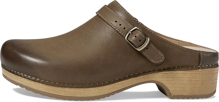 Dansko Berry Clog Women's Shoes Mushroom Burnished Nubuck : EU 37 (US Women's 6.5-7) Regular - Image 7
