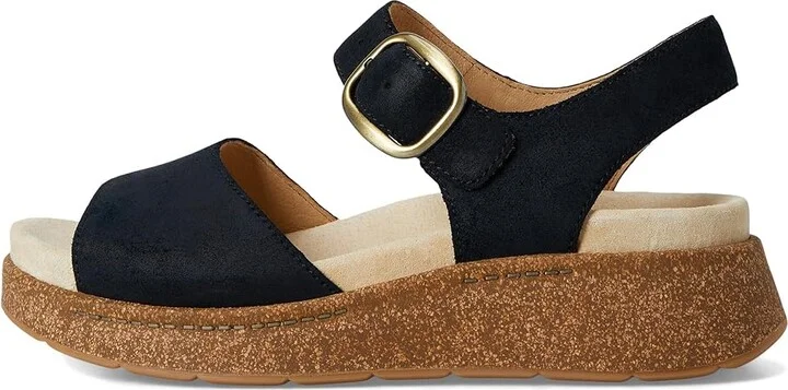 Dansko Bianca Women's Sandals Black : EU 42 (US Women's 11.5-12) Regular, Leather - Image 6