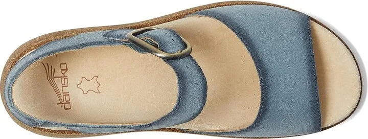 Dansko Bianca Women's Sandals Blue : EU 36 (US Women's 5.5-6) Regular, Leather - Image 2