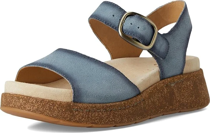 Dansko Bianca Women's Sandals Blue : EU 36 (US Women's 5.5-6) Regular, Leather - Image 5