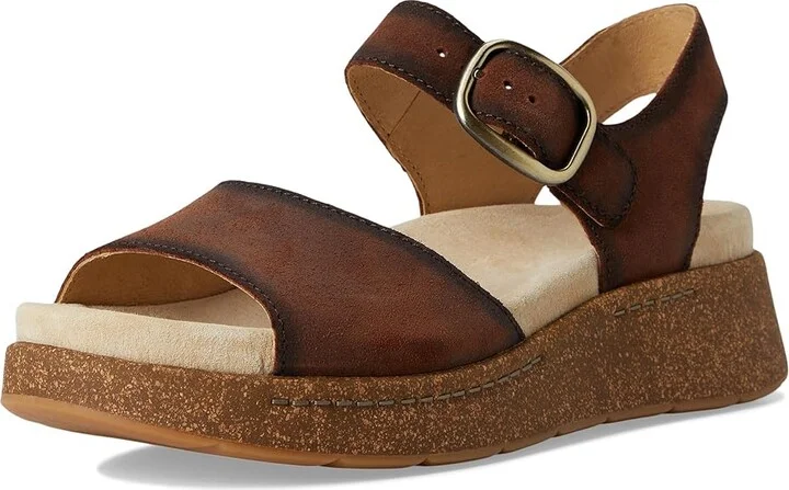 Dansko Bianca Women's Sandals Brown Burnished : EU 41 (US Women's 10.5-11) Regular, Leather - Image 5