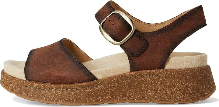 Dansko Bianca Women's Sandals Brown Burnished : EU 41 (US Women's 10.5-11) Regular, Leather - Image 6