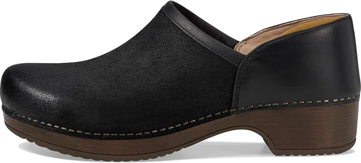Dansko Brenna Women's Shoes Black Burnished Suede : EU 36 (US Women's 5.5-6) Regular - Image 6