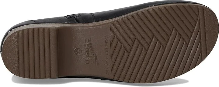 Dansko Brennan Women's Flat Shoes Black Calf : EU 40 (US Women's 9.5-10) Regular, Leather - Image 3