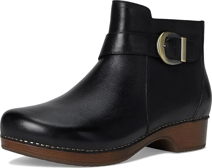 Dansko Brennan Women's Flat Shoes Black Calf : EU 40 (US Women's 9.5-10) Regular, Leather - Image 5