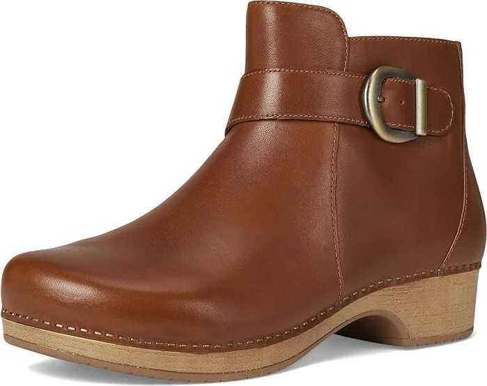 Dansko Brennan Women's Flat Shoes Tan Calf : EU 38 (US Women's 7.5-8) Regular, Leather - Image 5
