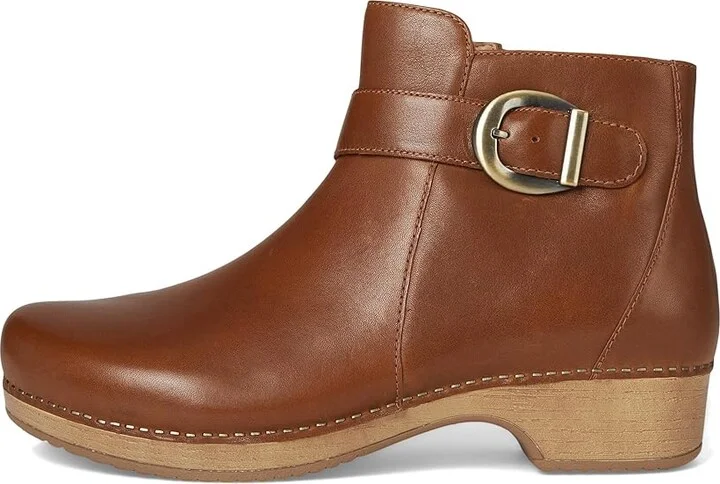 Dansko Brennan Women's Flat Shoes Tan Calf : EU 38 (US Women's 7.5-8) Regular, Leather - Image 6