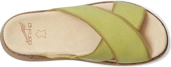 Dansko Bridget Women's Slip-on Dress Shoes Lime : EU 36 (US Women's 5.5-6) Regular, Leather - Image 2
