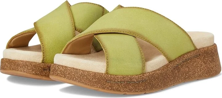 Dansko Bridget Women's Slip-on Dress Shoes Lime : EU 36 (US Women's 5.5-6) Regular, Leather