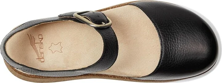 Dansko Brynlee Women's Flat Shoes Black : EU 37 (US Women's 6.5-7) Regular, Leather - Image 2