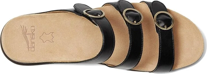 Dansko Campbell Women's Sandals Black : EU 42 (US Women's 11.5-12) Regular, Leather - Image 2