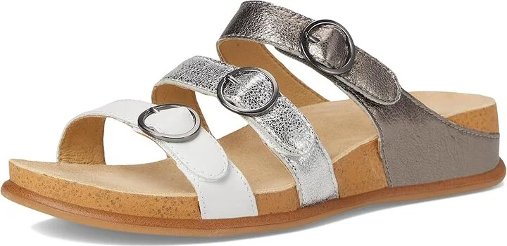 Dansko Campbell Women's Sandals Pewter : EU 41 (US Women's 10.5-11) Regular, Leather - Image 5