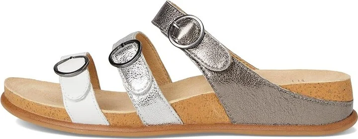 Dansko Campbell Women's Sandals Pewter : EU 41 (US Women's 10.5-11) Regular, Leather - Image 6