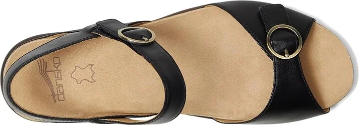 Dansko Candace Women's Sandals Black : EU 42 (US Women's 11.5-12) Regular, Leather - Image 2
