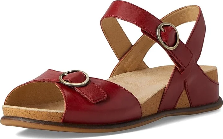 Dansko Candace Women's Sandals Red : EU 37 (US Women's 6.5-7) Regular, Leather - Image 5